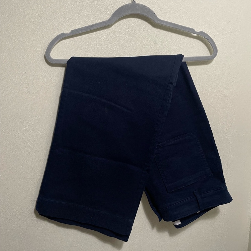 LOFT The Palmer Wide Leg Pants – Navy Blue (Size 8P)